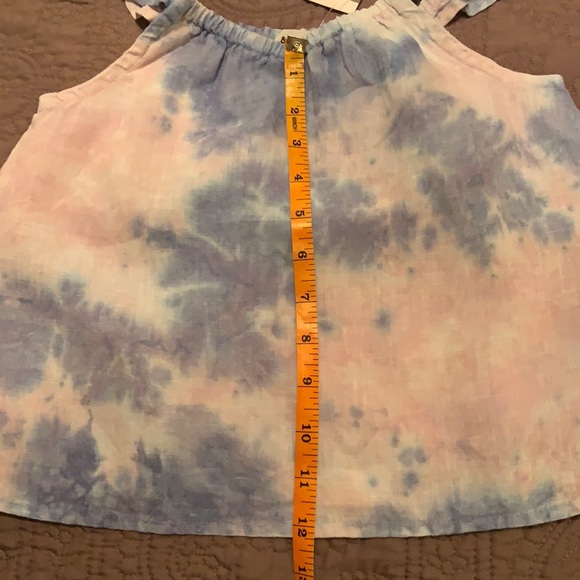 ⭐️HP⭐️. . Anthropologie cloth & stone Ruffled Linen Kids Tank - Picture 9 of 10